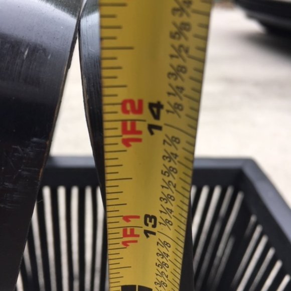 Black Bamboo Rattan Rustic Cane Basket 9x12 - Picture 10 of 13